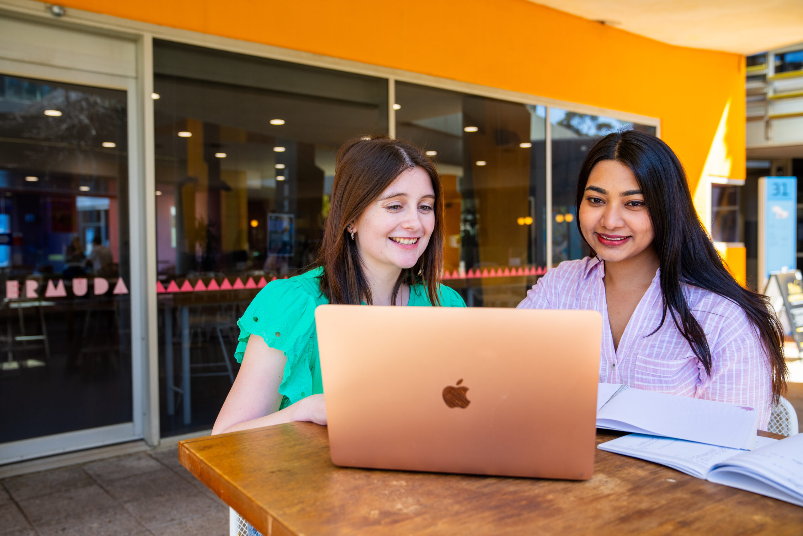 Students working collaboratively